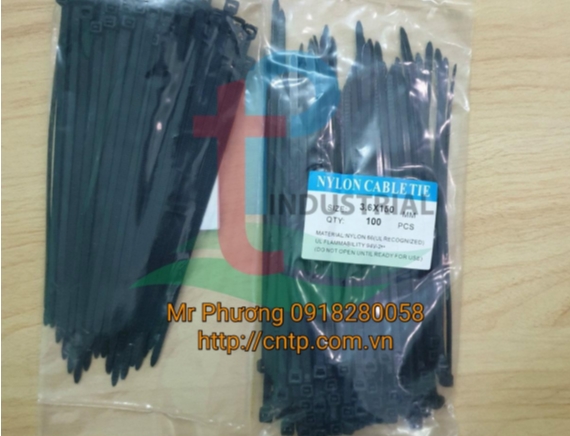 Dây rút nhựa đen - TPI 4x150 - CHỐNG TIA UV